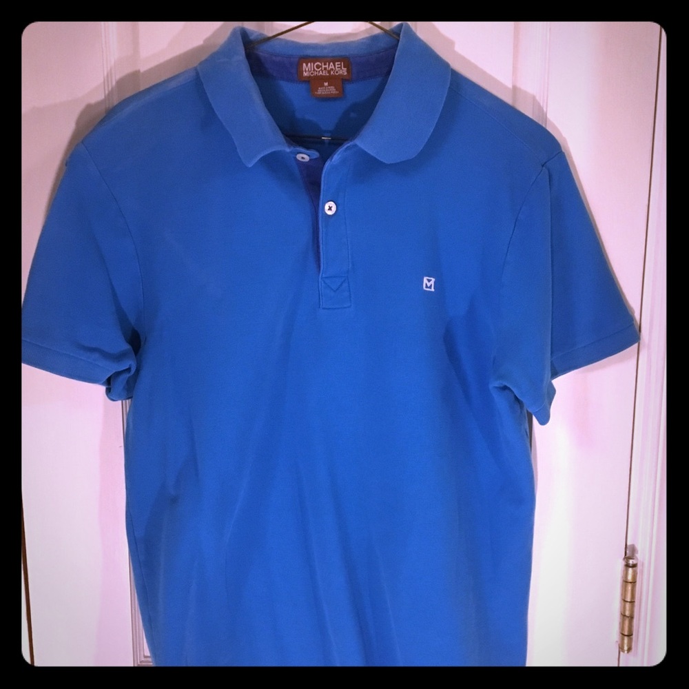 Michael Kors blue polo